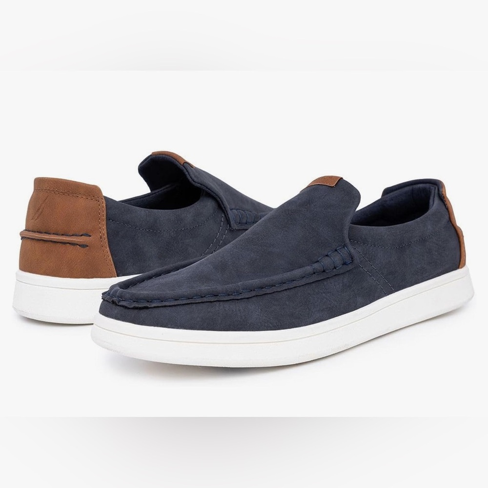 Nautica Men's Slip-On Loafers Casual Moc Toe Sneakers Boat Shoes Slipper for Men
